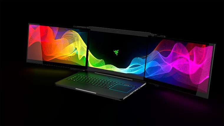 Razer Reveal Project Valerie, A Beastly MultiMonitor Laptop  Gaming 